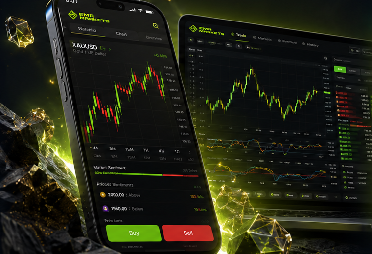EMAR Markets mobile trading platform